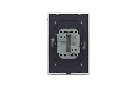 GNIAZDO ELEKTRYCZNE PODWÓJNE do pojedynczej puszki (VL-71EU2-63) - Livolo