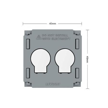 Moduł podwójnego włącznika dotykowego impulsowego 12-24V DC (WW-C702CH) LIVOLO