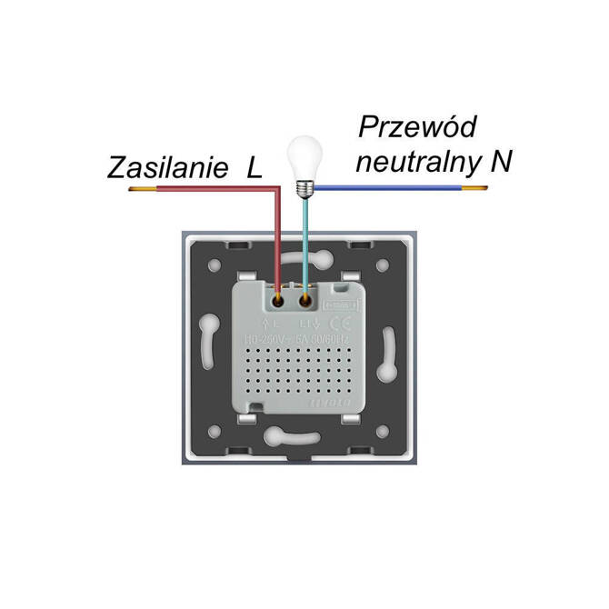 Czujnik ruchu kolor srebrny (VL-C700PIR-64) LIVOLO